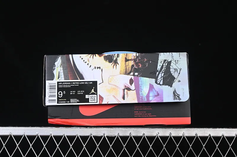 All categories Air Jordan Jordan series basketball shoes Air Jordan 1 Low Air Jordan 1 Low AJ1 Joe 1 UN blue and white low-top cultural and casual sneakers HQ6998-146